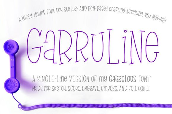 Download Garruline (single Line) - Premium Resources