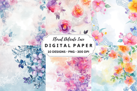 Download Floral Delicate Lace Background - Lace background Collection