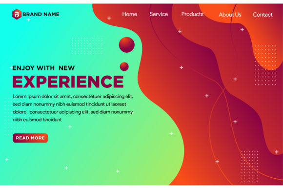 Download Wave Green Red Gradient Background - Premium Resources