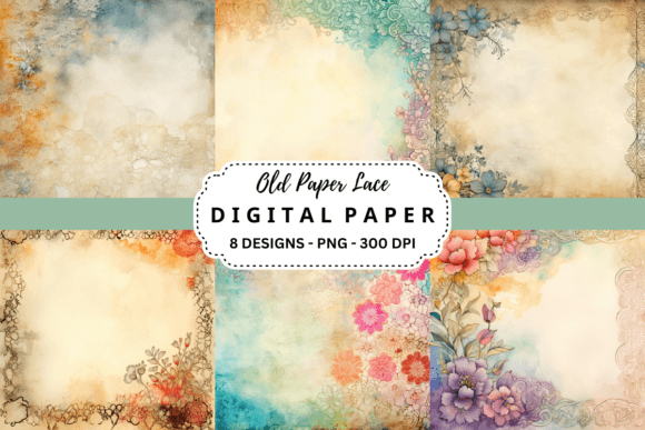 Download Watercolor Old Paper Lace Background - Lace background Collection