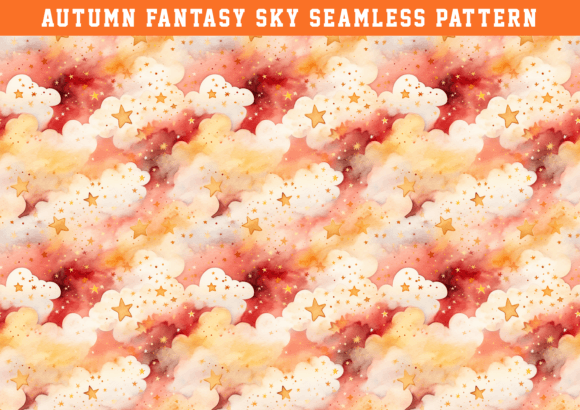 Download Autumn Fantasy Sky Pattern - Premium Bundle