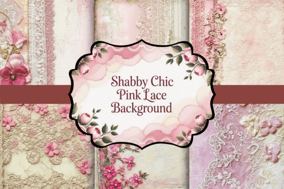 Download Shabby Chic Pink Lace Background - Lace background Collection