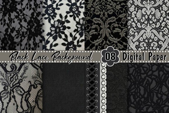 Download Victorian Black Lace Background - Lace background Collection